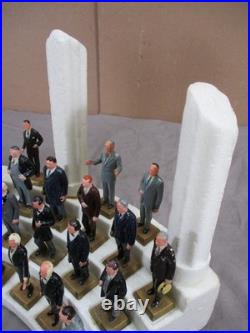 Vintage 1960's MARX Presidents Figures with Display Stand Complete Set of 35