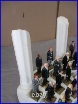 Vintage 1960's MARX Presidents Figures with Display Stand Complete Set of 35