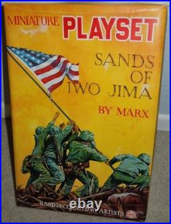 Vintage 1960's Marx HO-Scale WW2 Sands of Iwo Jima EMPTY Playset Box