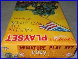 Vintage 1960's Marx HO-Scale WW2 Sands of Iwo Jima EMPTY Playset Box