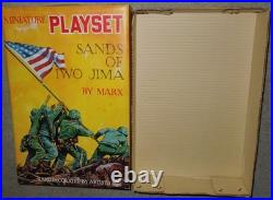 Vintage 1960's Marx HO-Scale WW2 Sands of Iwo Jima EMPTY Playset Box