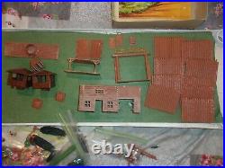 Vintage 1960's Marx Miniature Play Set Fort Apache IN ORIGINAL BOX