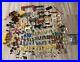 Vintage 1960's Marx Mixed Lot Figures, Wagons, Parts, Horses, Weapons, Wheels