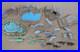 Vintage 1960's Marx Prehistoric Times Play Set Dinosaurs Cave Tin Duck Pond