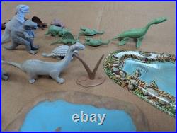 Vintage 1960's Marx Prehistoric Times Play Set Dinosaurs Cave Tin Duck Pond Vintage 1960's Marx Prehistoric Times Play Set Dinosaurs Cave Tin Duck Pond
