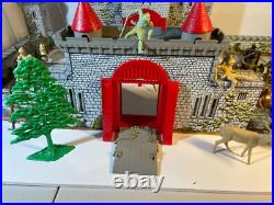 Vintage 1960's Marx Robin Hood Castle Playset withBox #4718