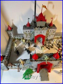 Vintage 1960's Marx Robin Hood Castle Playset withBox #4718