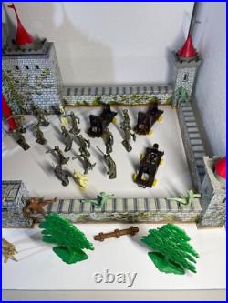 Vintage 1960's Marx Robin Hood Castle Playset withBox #4718