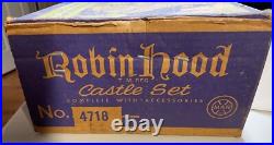 Vintage 1960's Marx Robin Hood Castle Playset withBox #4718
