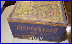 Vintage 1960's Marx Robin Hood Castle Playset withBox #4718
