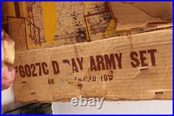 Vintage 1960's Marx Sears D Day Army Play Set