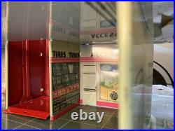 Vintage 1960's Marx Tin Litho Day & Nite Gas Service Station Center Lubritorium