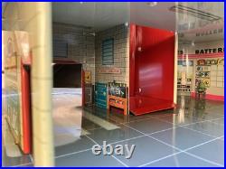 Vintage 1960's Marx Tin Litho Day & Nite Gas Service Station Center Lubritorium