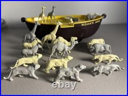 Vintage 1960s Louis Marx Noah's Ark Swansea Wales Playset 20 Animals Incomplete Vintage 1960s Louis Marx Noah's Ark Swansea Wales Playset 20 Animals Incomplete