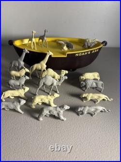 Vintage 1960s Louis Marx Noah's Ark Swansea Wales Playset 20 Animals Incomplete Vintage 1960s Louis Marx Noah's Ark Swansea Wales Playset 20 Animals Incomplete