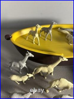 Vintage 1960s Louis Marx Noah's Ark Swansea Wales Playset 20 Animals Incomplete