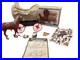Vintage 1960s MARX JOHNNY WEST Covered wagon horse & harness boxed 4434 Play set