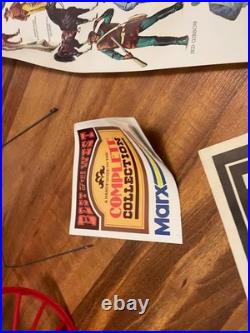 Vintage 1960s MARX JOHNNY WEST Covered wagon horse & harness boxed 4434 Play set