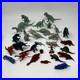 Vintage 1960s MARX toys dinosaur prehistoric times playset lot of 33 as is