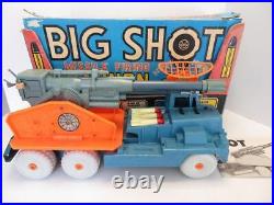 Vintage 1960s Marx Big Shot Atomic Canon Truck