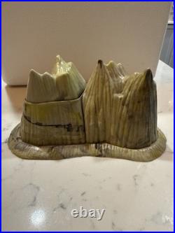 Vintage 1960s Marx Moon Base Exploding Mountain Fully Working Rare Item