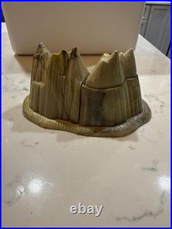 Vintage 1960s Marx Moon Base Exploding Mountain Fully Working Rare Item