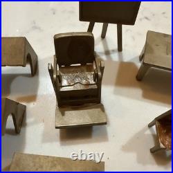 Vintage 1960s Marx Moon Base Lab Furniture Desk Chair Bench Ladder Computer Etc