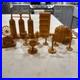 Vintage 1960s Marx Moon Base Original Accessories Oxygen Tanks Lasers Shelve Etc