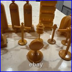 Vintage 1960s Marx Moon Base Original Accessories Oxygen Tanks Lasers Shelve Etc Vintage 1960s Marx Moon Base Original Accessories Oxygen Tanks Lasers Shelve Etc