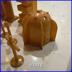 Vintage 1960s Marx Moon Base Original Accessories Oxygen Tanks Lasers Shelve Etc