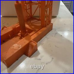 Vintage 1960s Marx Moon Base Rocket Launcher And Gantry Complete And Working