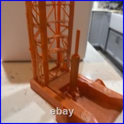 Vintage 1960s Marx Moon Base Rocket Launcher And Gantry Complete And Working