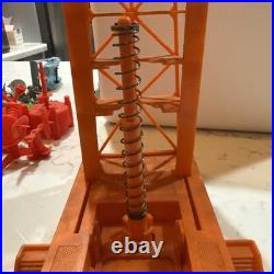 Vintage 1960s Marx Moon Base Rocket Launcher And Gantry Complete And Working