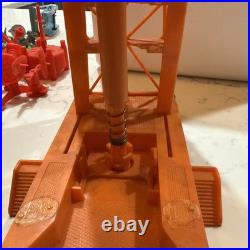 Vintage 1960s Marx Moon Base Rocket Launcher And Gantry Complete And Working