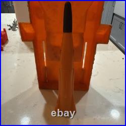 Vintage 1960s Marx Moon Base Rocket Launcher And Gantry Complete And Working