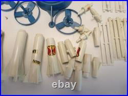 Vintage 1960s Marx Playset Cape Canaveral Missile Base Playset with Bags & Record