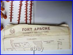 Vintage 1960s Marx Playset Fort Apache P3124 / 3681-S