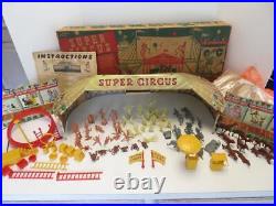 Vintage 1960s Marx Playset Super Circus (Looks Complete) Beautiful