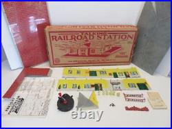 Vintage 1960s Marx Talking Railroad Station Glendale #4418