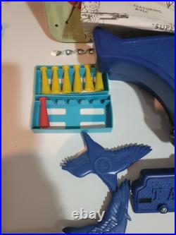 Vintage 1960s Marx Targetland Tin Rifle Range Playset No. 5650 Complete with Box