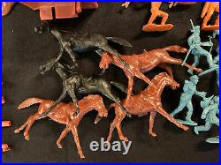 Vintage 1960s Marx Toys Fort Apache Play Set 3681 Original Box Cowboy Indian