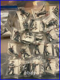 Vintage 1960s Marx Warrior of World Civil war Plastic Figures 47 plus New