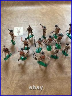 Vintage 1960s Marx Warriors of World World War II British Soldiers Lot of 14