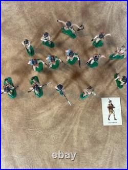 Vintage 1960s Marx Warriors of World World War II British Soldiers Lot of 14