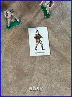 Vintage 1960s Marx Warriors of World World War II British Soldiers Lot of 14