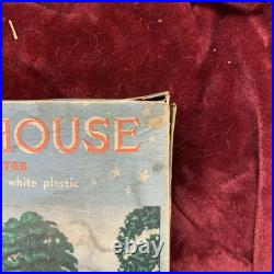 Vintage 1960s Marx White House Playset Plastic Display Complete withBox Unbuilt