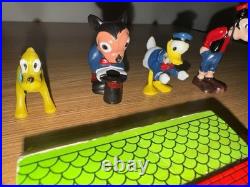Vintage 1960s Walt Disney Productions Playset Goofy, Donald Duck, Honest Joh Vintage 1960s Walt Disney Productions Playset Goofy, Donald Duck, Honest Joh
