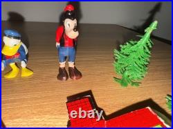 Vintage 1960s Walt Disney Productions Playset Goofy, Donald Duck, Honest Joh