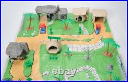 Vintage 1961 MARX The Flintstones Play Set No 4672 w Box Near Complete Original