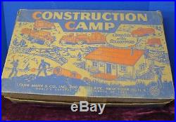 Vintage 1962 Marx Construction Camp Play Set